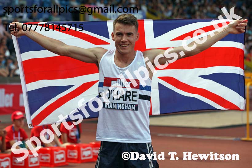 Mens 1500 metres, Muller British Championships, Alexander Stadium, Birmingham. Photo: David T. Hewitson/Sports for All Pics
